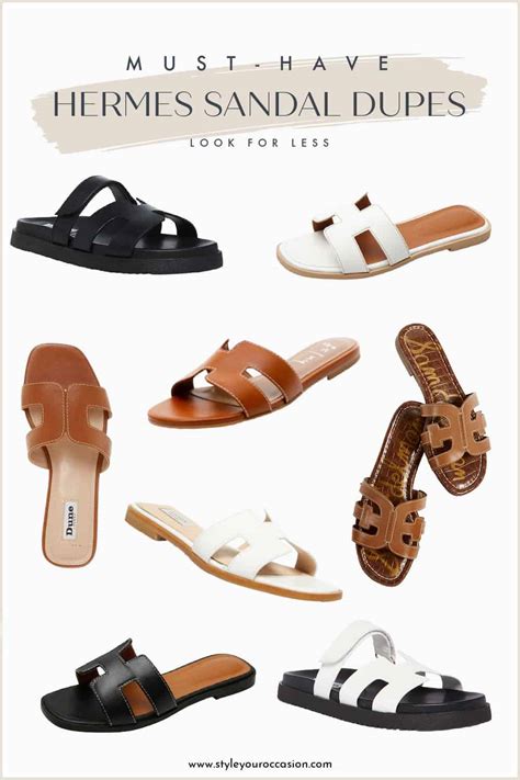 hermes mens sandals replica|hermes immitation sandals.